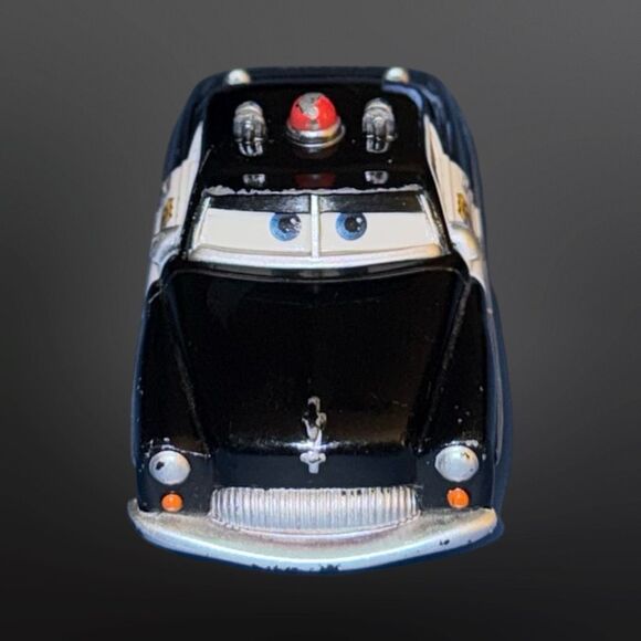 Disney Cars Radiator Springs Classic Sheriff Toy Diecast Car A17 - Picture 2 of 8